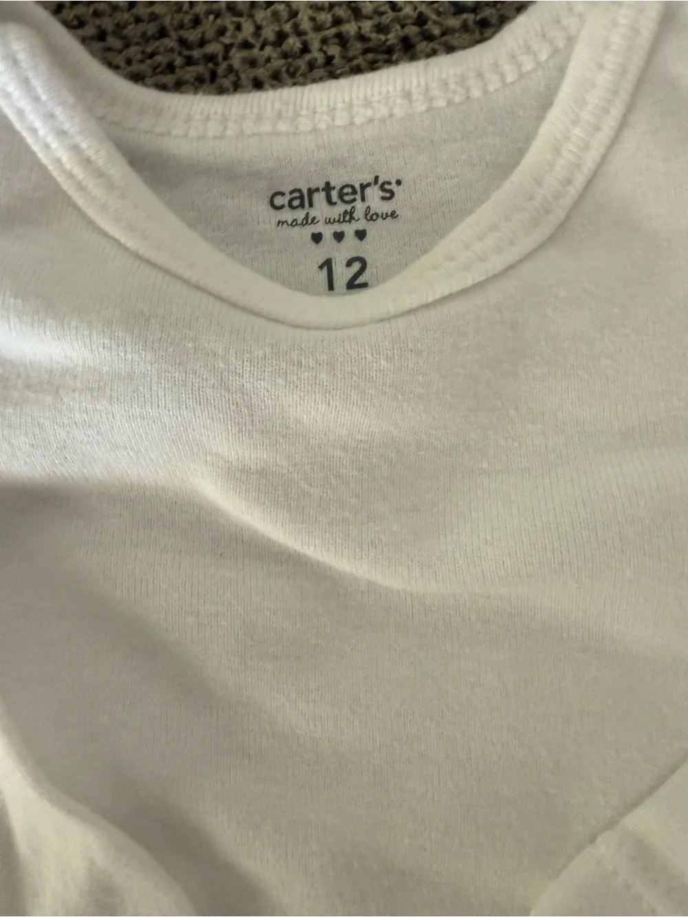 Carter's White Baby One-Piece Bodysuits Pack